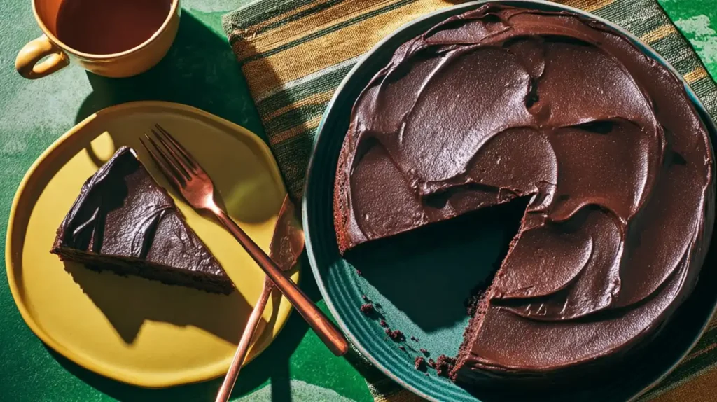 Fudgy Flourless Chocolate Cake