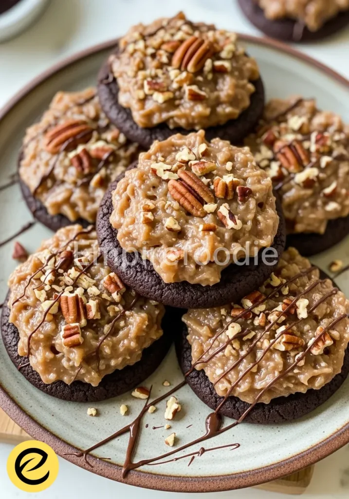 german chocolate cookies