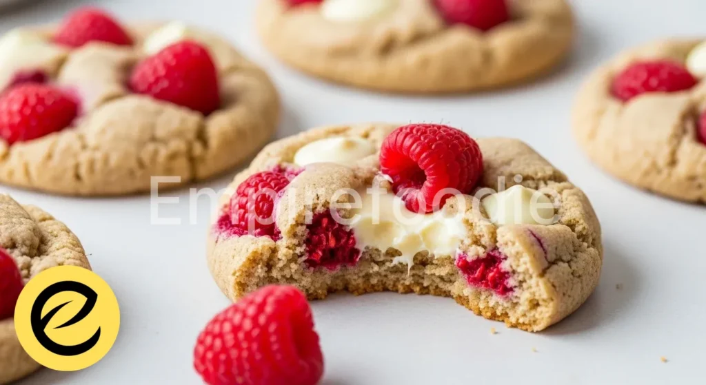raspberry white chocolate cookies