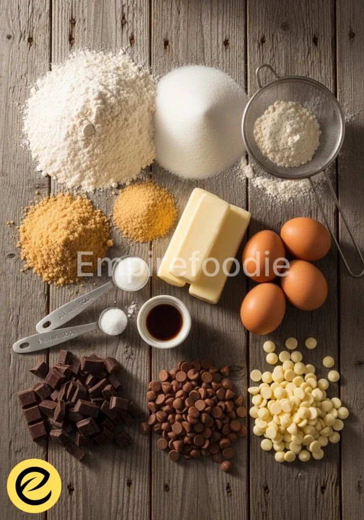 triple chocolate cookies