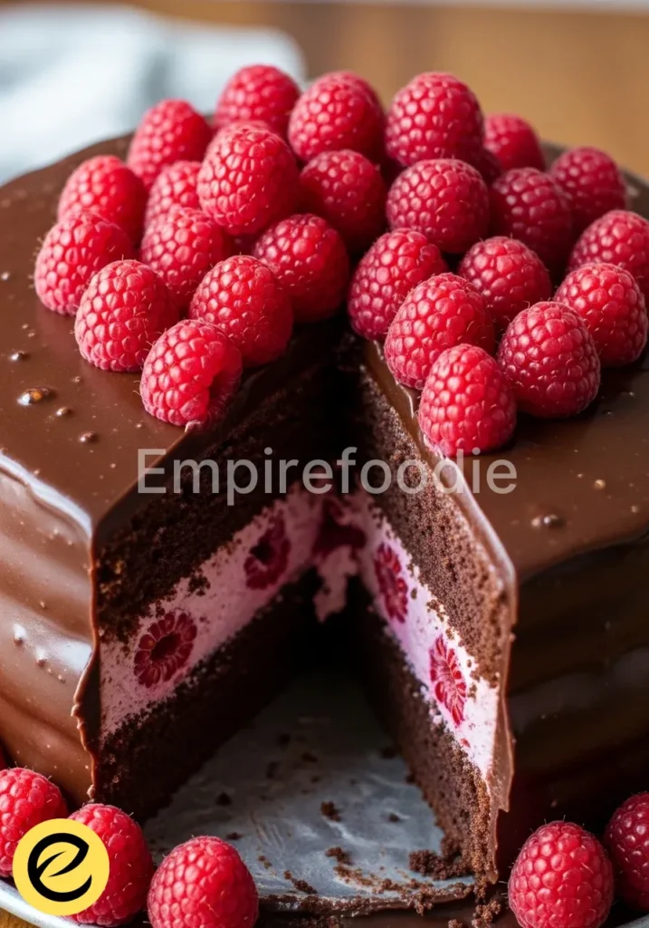 raspberry chocolate cake