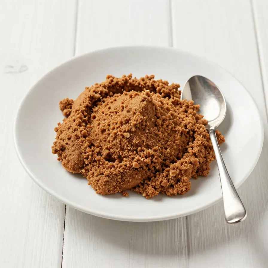 A single-serving keto cinnamon mug cake served in a white mug on a wooden table.