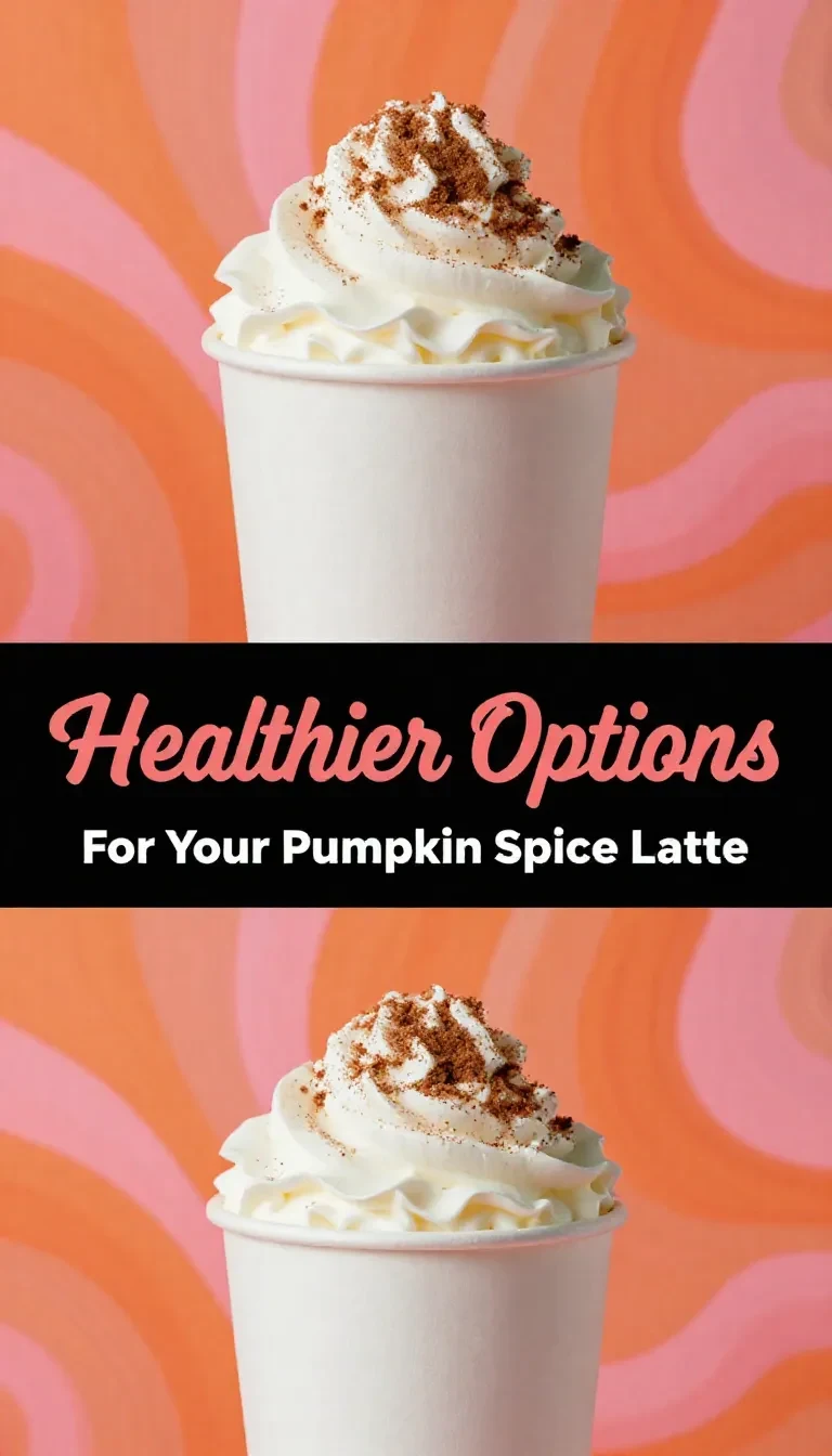 A glass mug filled with a frothy skinny pumpkin spice latte topped with cinnamon.