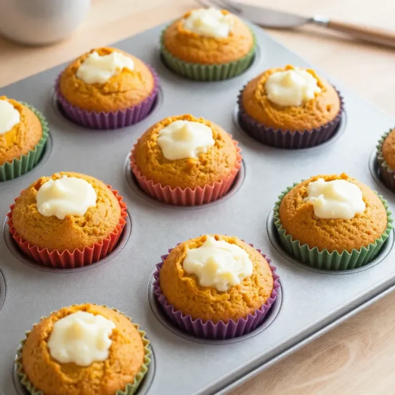 Copycat Starbucks Pumpkin Cream Cheese Muffins Recipe A freshly baked pumpkin cream cheese muffin on a wooden table, inspired by Starbucks.