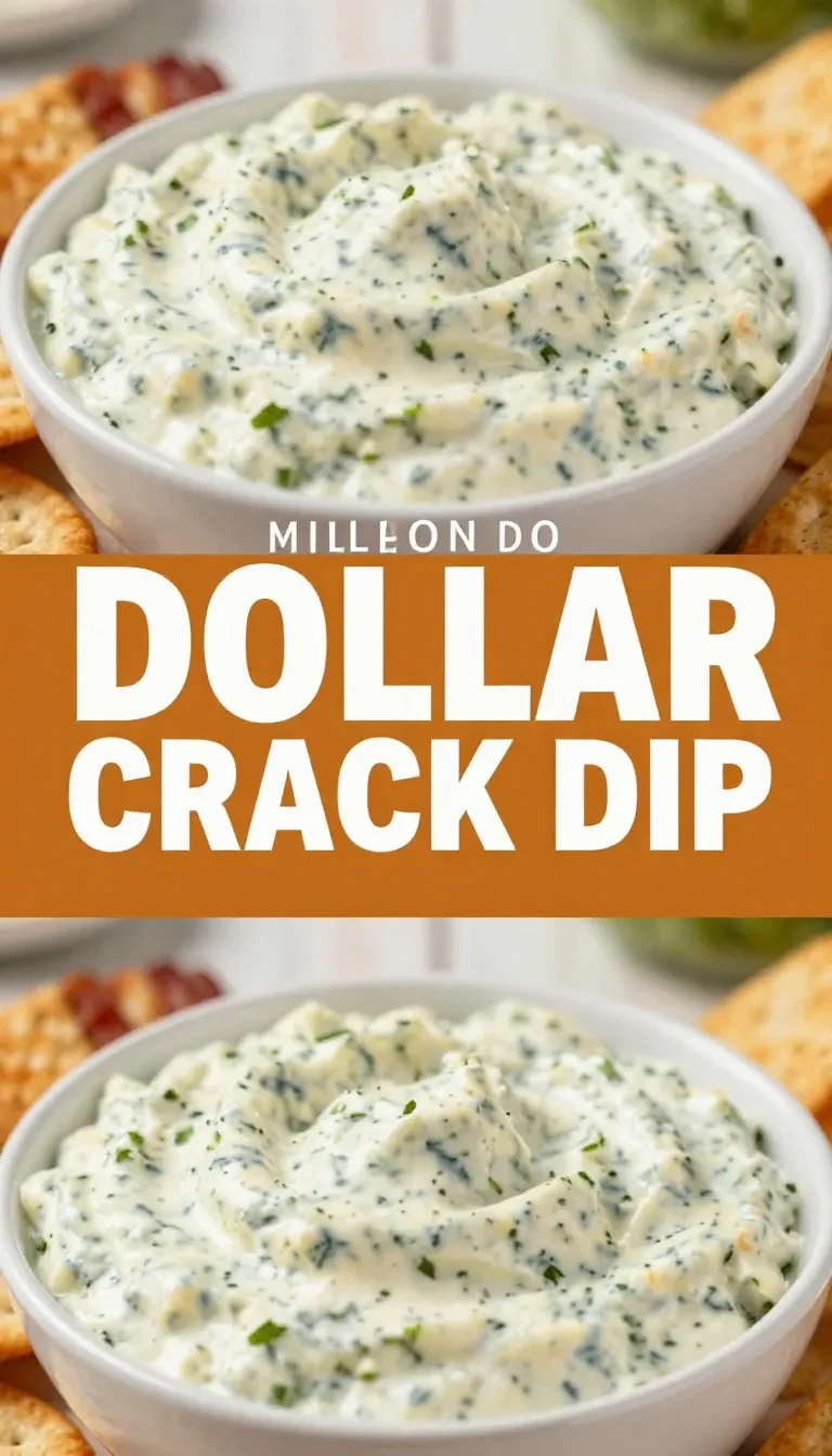A creamy crack dip served in a bowl with crackers and sliced vegetables on a serving platter.
