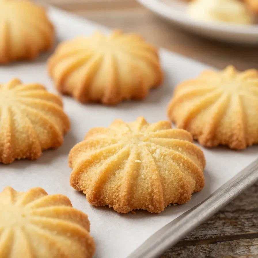 Homemade pumpkin treats for dogs with oats arranged on a baking tray