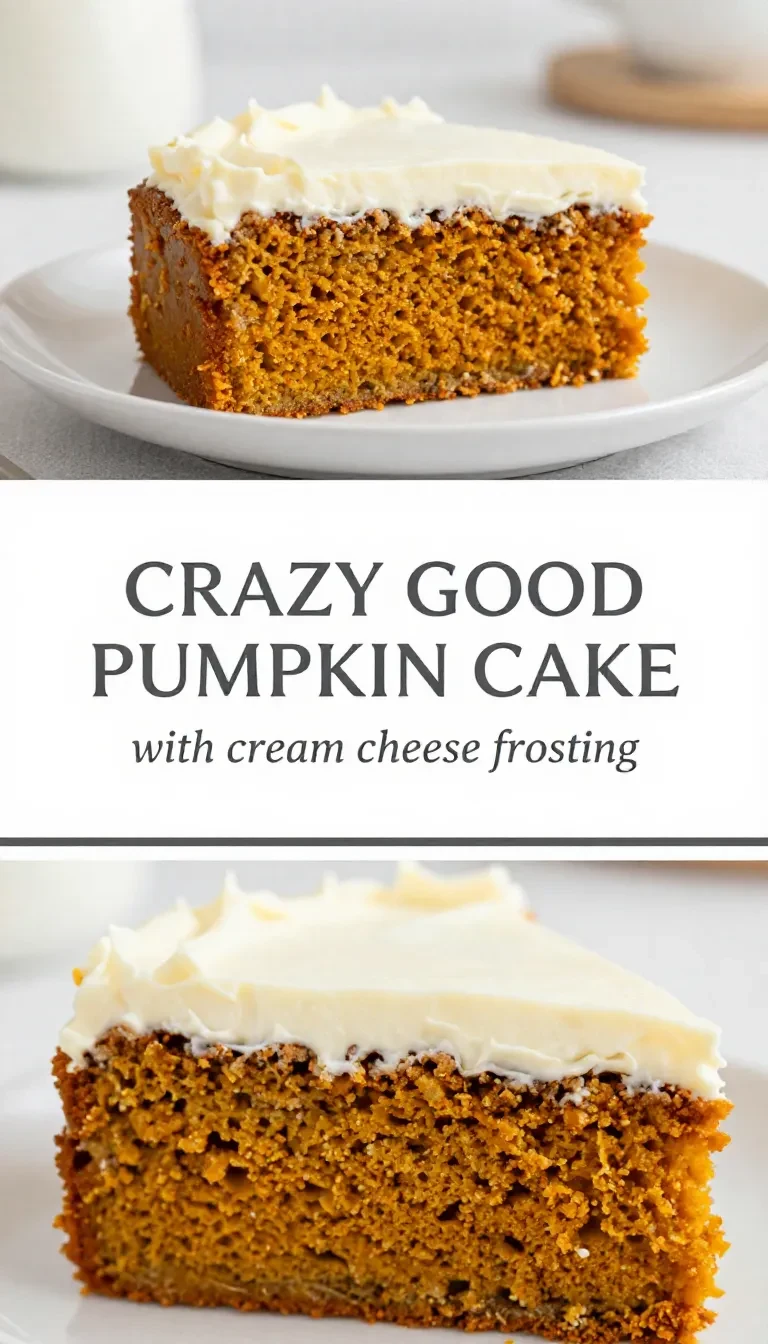 A frosted pumpkin cake topped with cinnamon dust and pumpkin spice decor on a rustic table