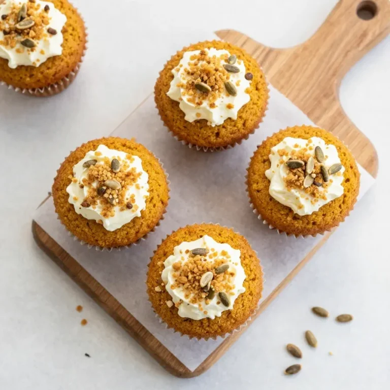 Perfect Pumpkin Muffins Recipe Freshly baked pumpkin muffins topped with a light dusting of sugar on a cooling rack