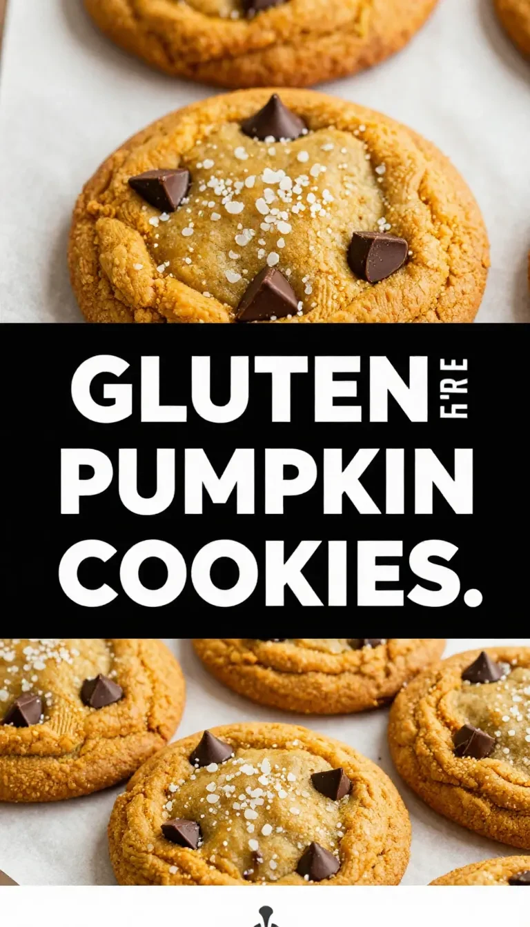 Soft gluten free pumpkin cookies topped with a light dusting of cinnamon on a white plate.
